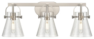 Pilaster Ii Cone 3 27" Bath Vanity-Light Satin Nickel