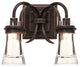 Dover 13x10.5in 2 Lt Transitional Wall Light by Kalco