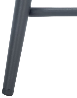 Safavieh Asena Counter Stool, Cigar/Black