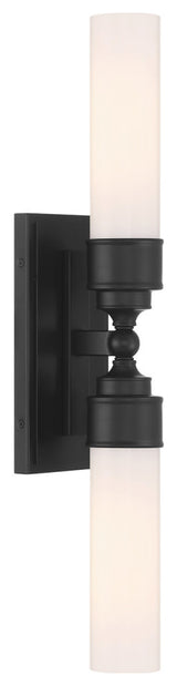 Crystorama Lighting Group WLX-302 Wilcox 2 Light 25" Tall LED - Matte Black