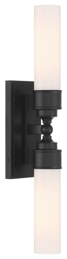 Crystorama Lighting Group WLX-302 Wilcox 2 Light 25" Tall LED - Matte Black