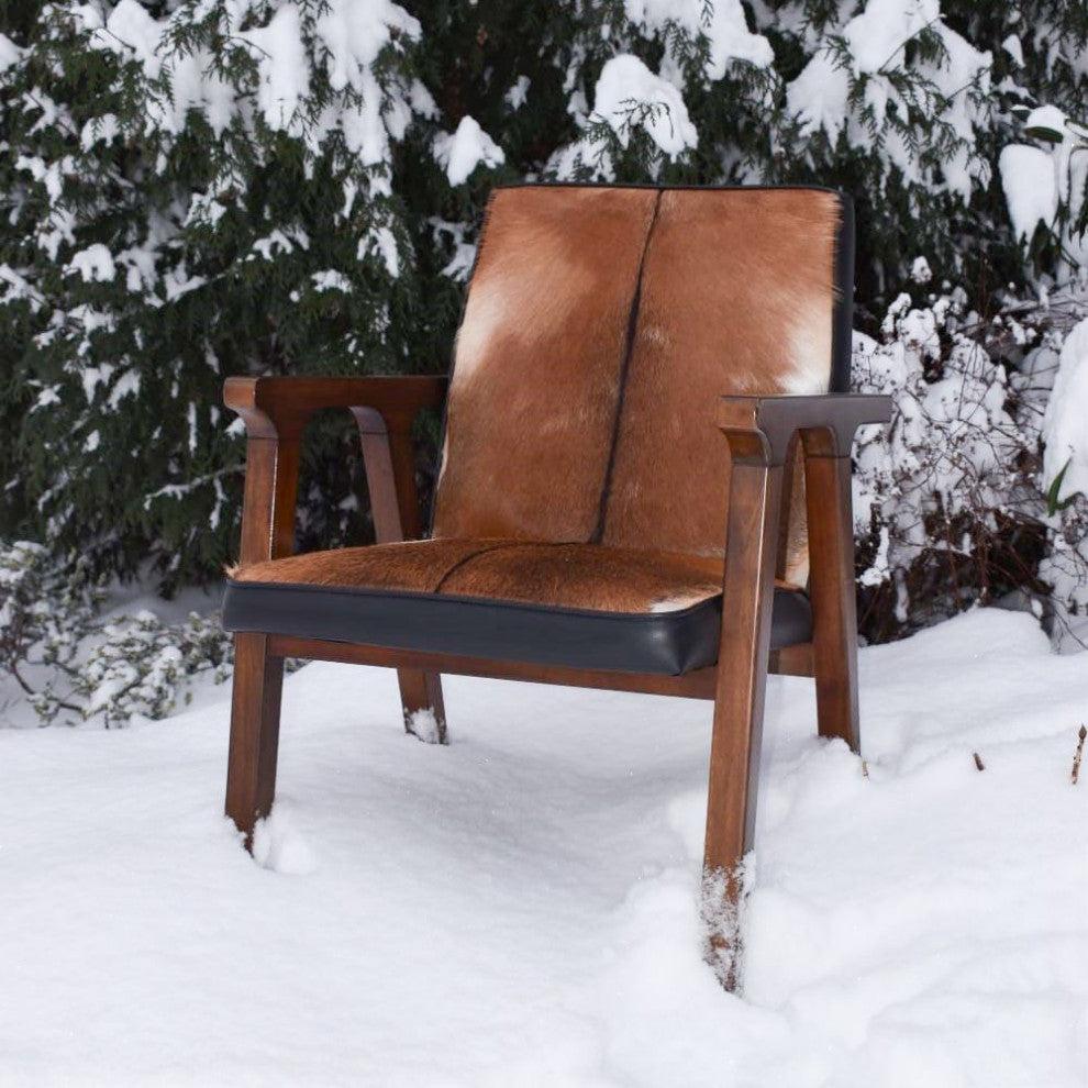 Rio Cool Armchair, Black/Brown/White