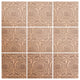 Holli Zollinger Anthology of Pattern Elle Sundial Light Wood Wall Mural, 3'x3'