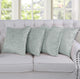 Serenta Textured Velvet Pillow Shell, Set of 4, Flint Gray