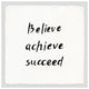 "Achieve and Succeed" Framed Painting Print, 18x18