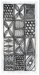 "Patterns of the Amazon V BW" Digital Paper Print by Kathrine Lovell, 14"x26"