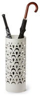 Peacock Round Umbrella Holder, Mango Steam, White