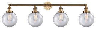 INNOVATIONS LIGHTING 215-BB-G202-8-LED Beacon 4 Light 44 inch Bath Vanity Light