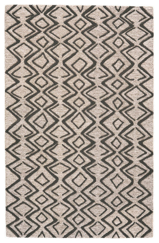 Weave & Wander Fadden Rug, Charcoal/Taupe, 3'6"x5'6"