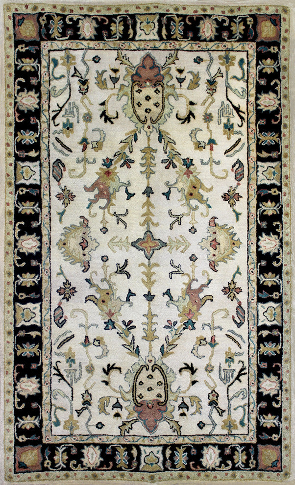 Beige Hand Tufted Rug 5X8