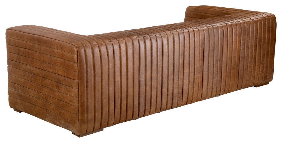 Castle Sofa Open Road Brown Leather