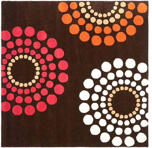 Safavieh Soho Soh788B Rug, Brown/Multi, 7'6"x9'6"