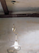 Country Line 1826 Pendant, Graphite And Silver, White Scavo