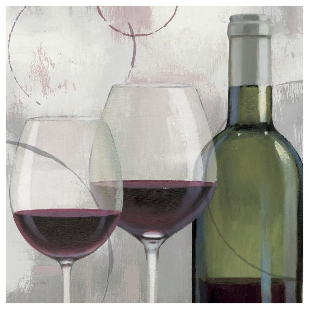 "Taste Appeal Red II" Digital Paper Print by James Wiens, 38"x38"