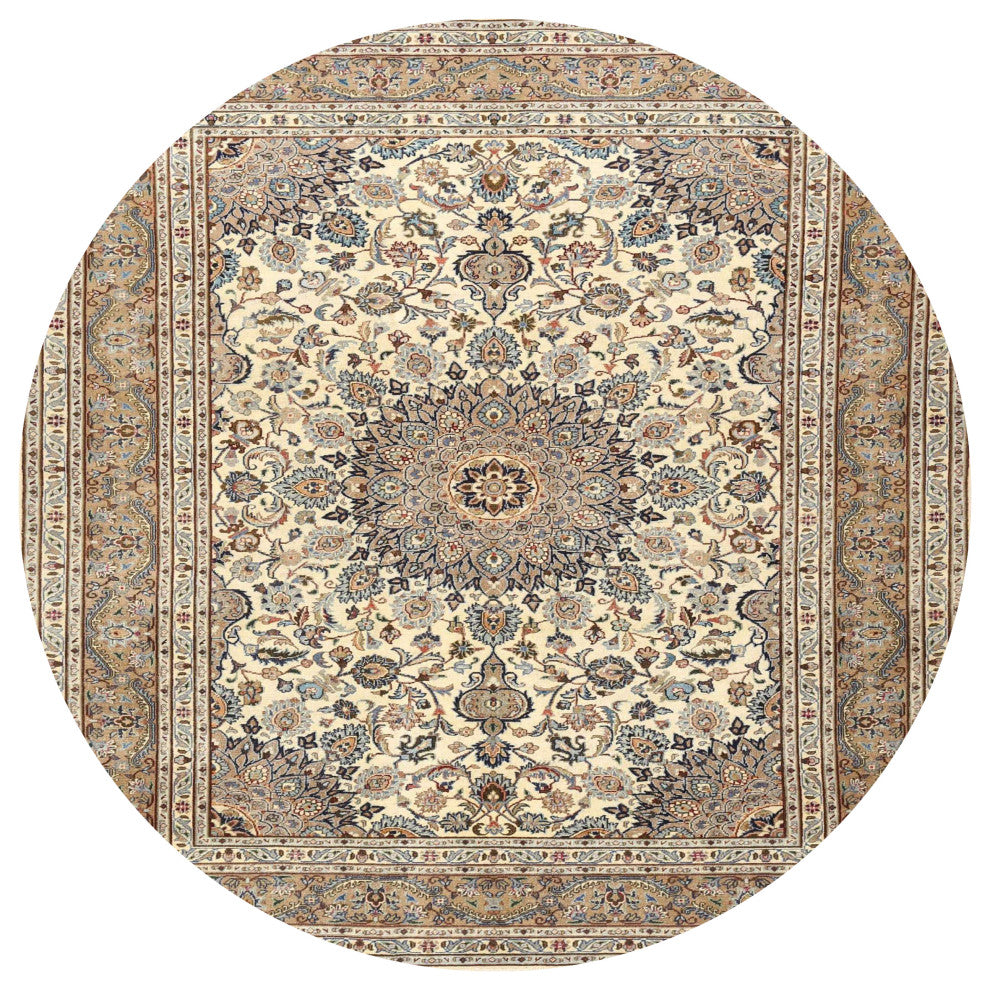 Ahgly Company Indoor Round Traditional Area Rugs, 3' Round