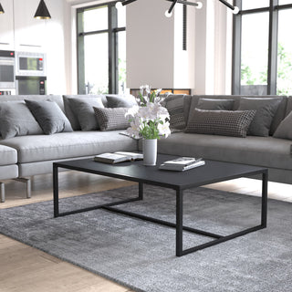 Outdoor Patio Coffee Table, Black