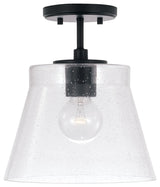 Capital Lighting 346912 Baker 11"W Semi-Flush Ceiling Fixture / - Matte Black