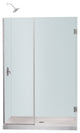 Dreamline Unidoor Min 32-1/2" To Max 33"x72" Hinged Shower Door