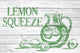 "Lemon Squeeze II" Painting Print on White Wood, 24"x16"