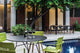 OASIQ Serac 105 Dining Table, Anthracite Frame, Ceramic Gray Top