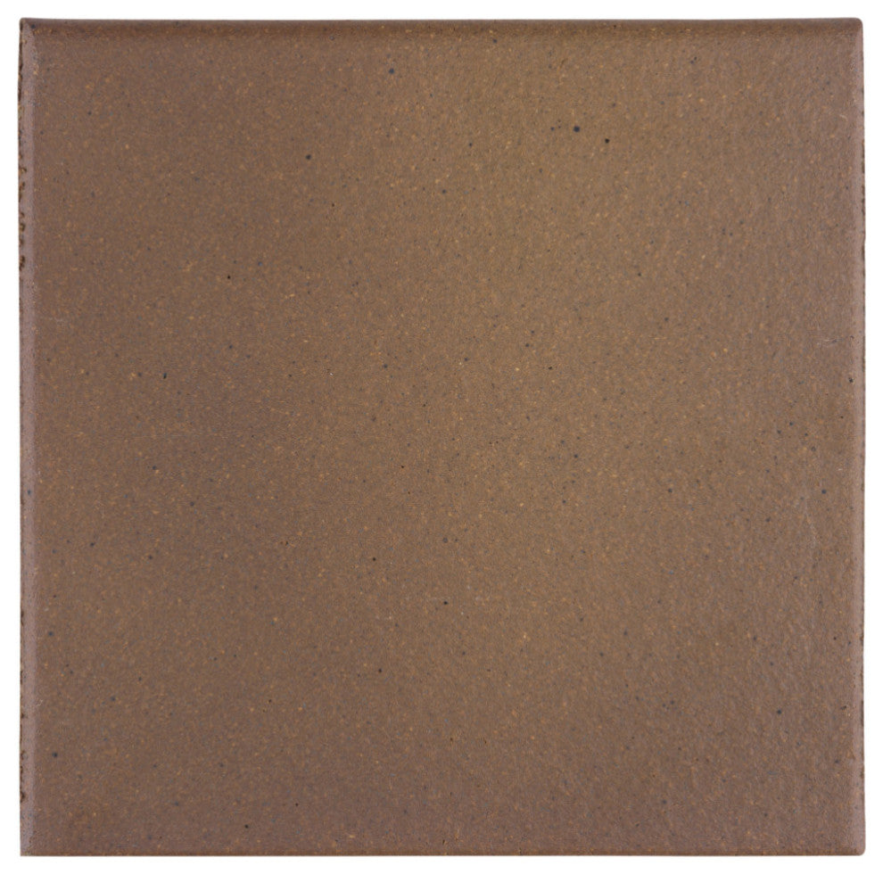 Quarry Bullnose Flame Brown Ceramic Wall Tile