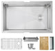 STYLISH 30"L x 19"W Stainless Steel Single Basin Undermount Kitchen Sink