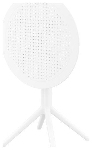 Sky Round Folding Table 24" White
