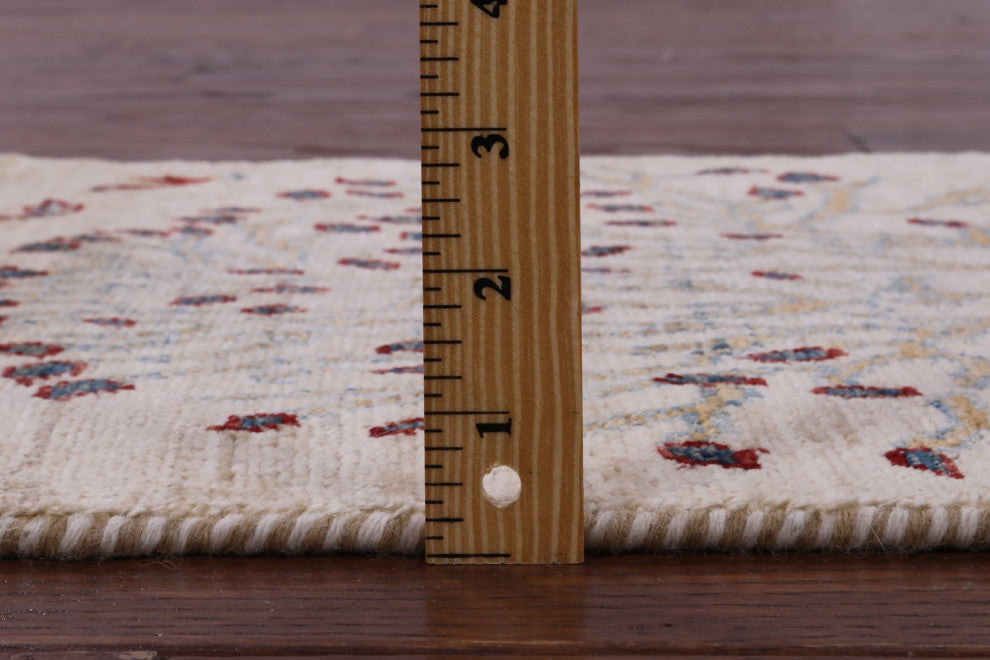 1' 8" X 3' 0" Tribal Persian Gabbeh Hand-Knotted Rug - Q12700