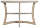 HomeRoots 11.5" x 47.25" x 32" Dark Taupe Finish Hall Console Accent Table
