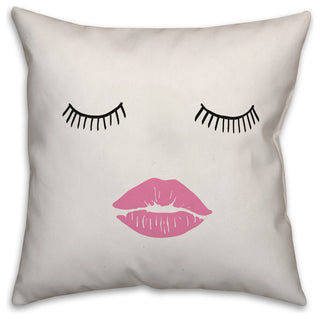 His and Hers Reversible 20x20 Throw Pillow