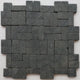 Black New Antique Mosaic with dimensions 12*12 for floors and walls