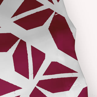 70"Wx73"L Kaleidoscope Graffiti Shower Curtain, Plum