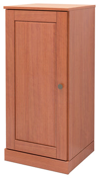 16.5" Bathroom Cabinet With Door and Adjustable Shelves, Mocha