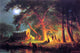 Albert Bierstadt Oregon Trail, Gallery Wrapped Canvas Print, 18"x27"