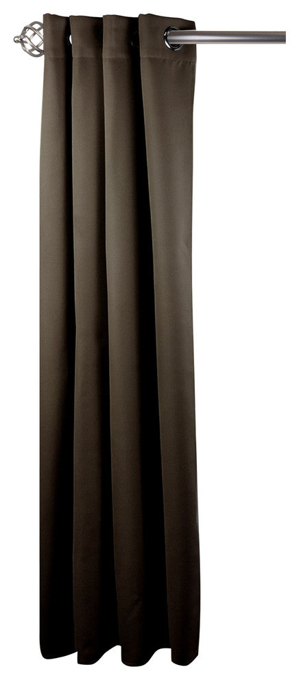 Heavy Duty Drapery Single Panel, Taupe, 120"x96"