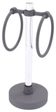 Clearview Vanity Guest Towel Ring, Matte Gray