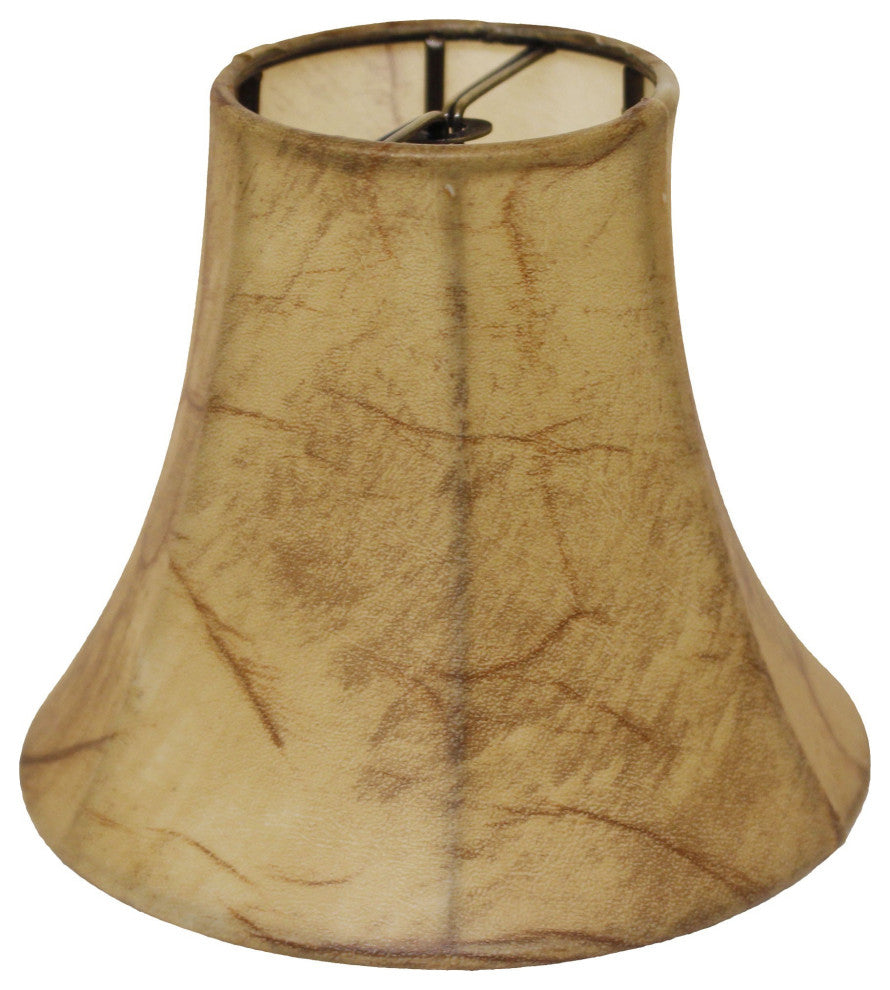 5" Antique Parchment Set of 6 Empire Slanted Chandelier Lampshades