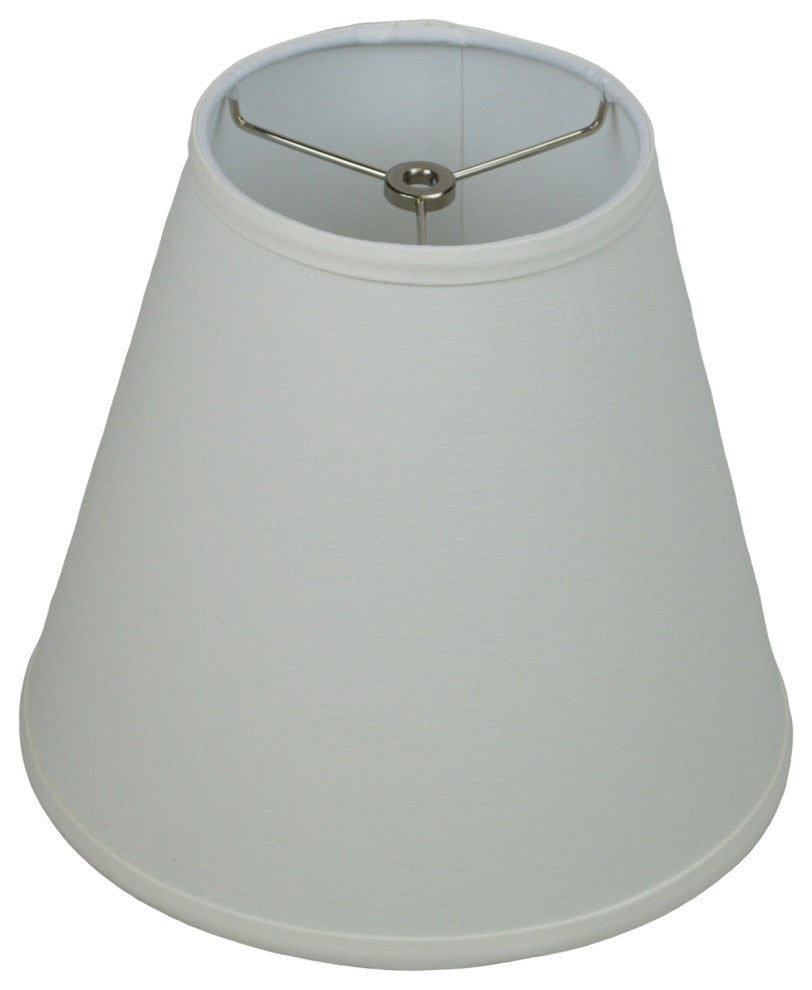 Fenchel Shades 6"x11"x10" Spider Attachment Empire Lamp Shade, Linen Cream