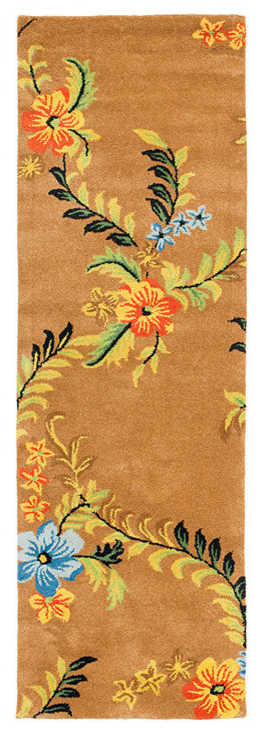 Safavieh Soho Soh734A Floral Rug, Brown/Multi, 9'6"x13'6"