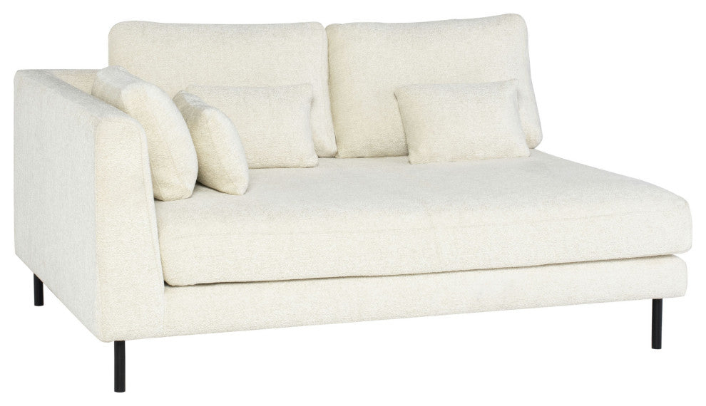 Gigi Coconut Fabric  Modular Sofa Left