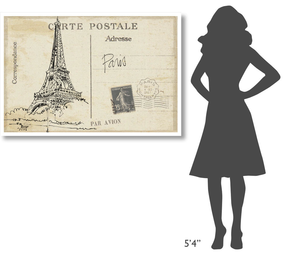 "Postcard Sketches IV v2" Digital Paper Print by Anne Tavoletti, 50"x34"