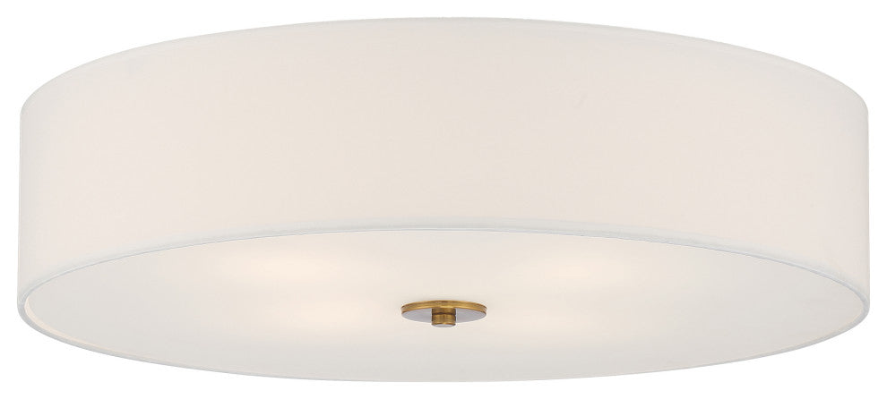 Access Mid Town 4-Light LED Flush Mount Antique Brushed Brass