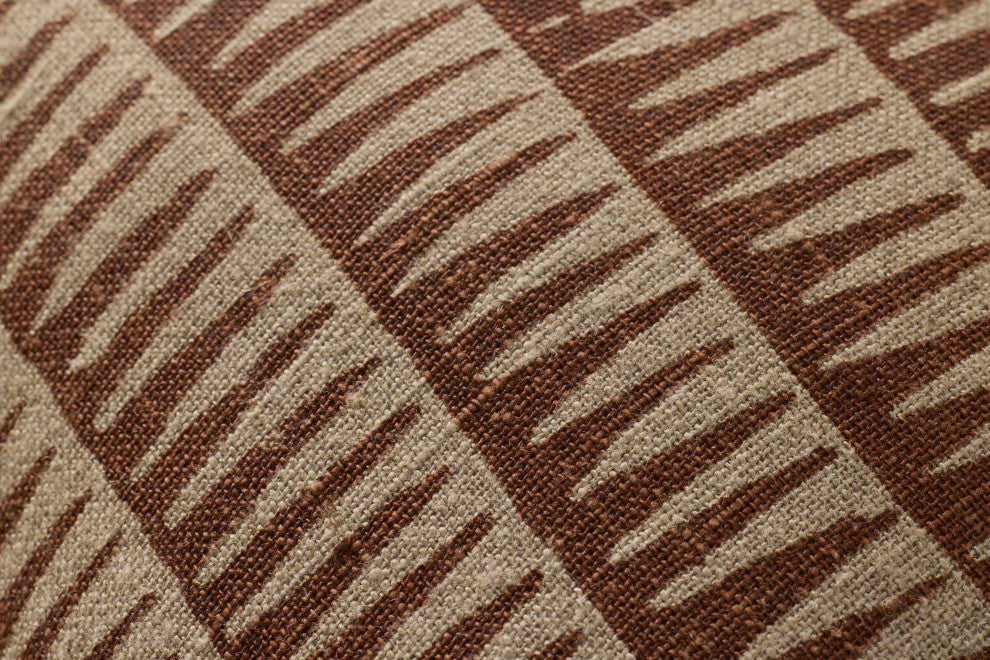 Loloi PLL0202 Natural / Rust 13'' x 21'' Cover Only