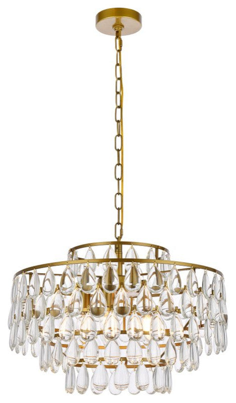 Murphy 20" Pendant, Brass