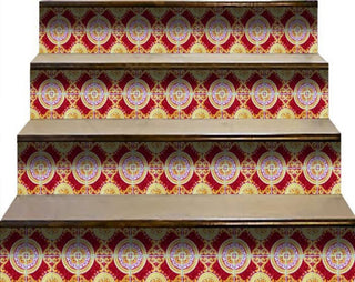 4" X 4" Golden Ruby Removable Peel And Stick Tiles