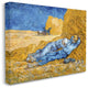 Break Time Yellow Blue Van Gogh Classical Painting, 24"x30"