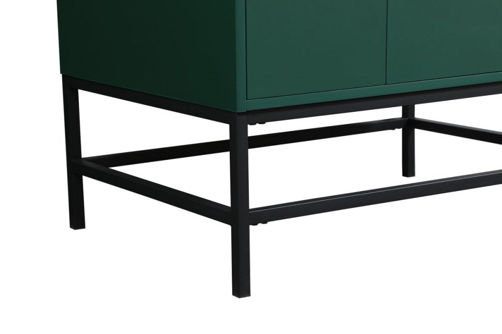 Home Living 22" Modern Green-Light Bathroom Vanity