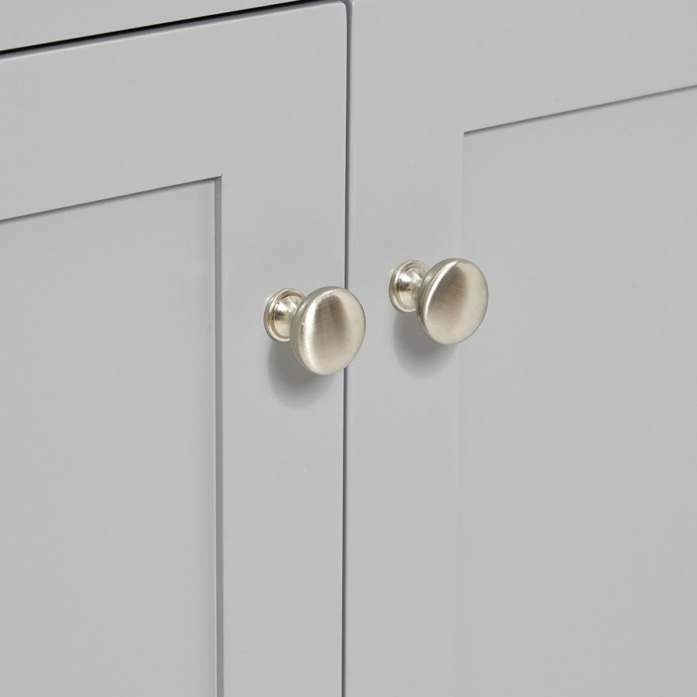 Ariel Hamlet 54" Single Oval Sink Bathroom Vanity, Carrara Quartz