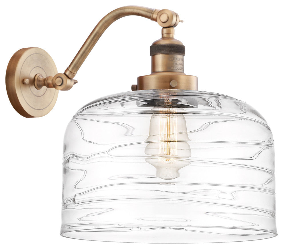Innovations 515-1W-BB-G713-L X-1 Light Sconce, Brushed Brass