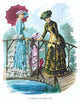 La Mode Illustree: on a Bridge- Canvas Poster 20" x 30"
